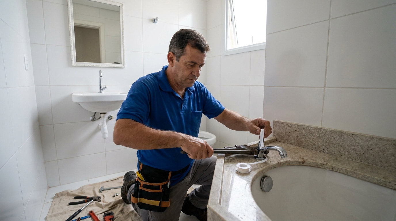 Instalação de torneira de cozinha em Rio Branco‑AC